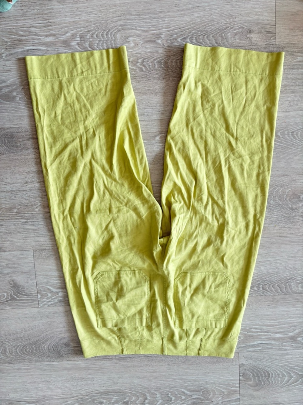 Maeve Colette European Linen Stretch Wide Leg Pants - Picture 9 of 11
